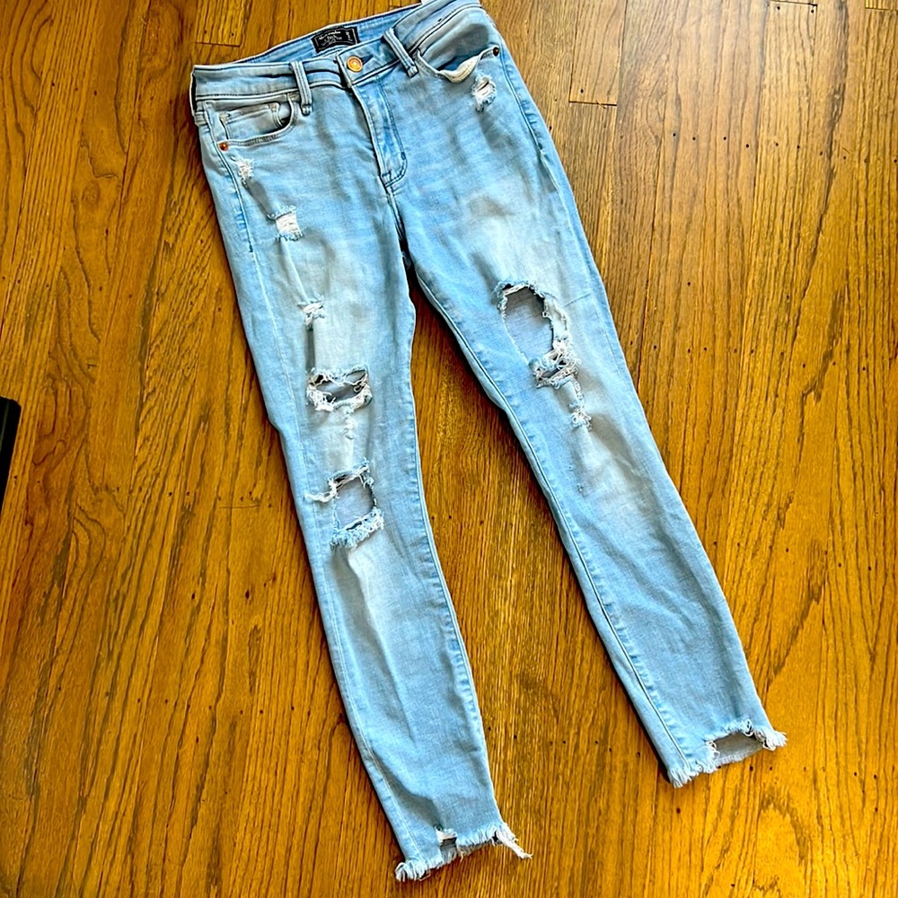 Abercrombie & Fitch Harper Low Rise Ankle Jeans sz 27/4R
